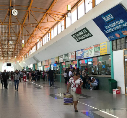 Flota Imbabura terminal terrestre Ibarra